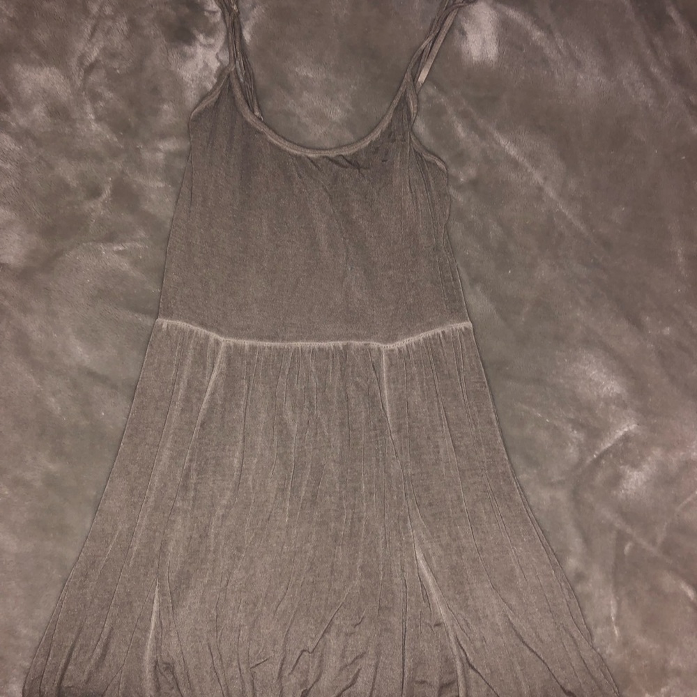 Brandy Melville gray dress swoop back